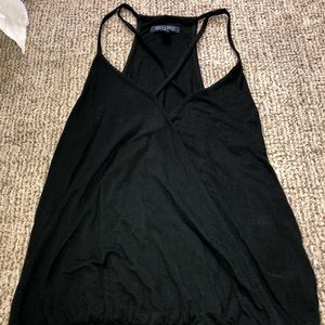 American Eagle Black Cross Top